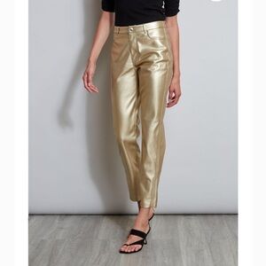 NWT elie tahari women golden pants, size 8
